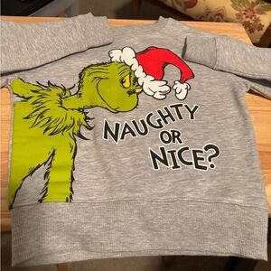 Toddler Grinch sweatshirt